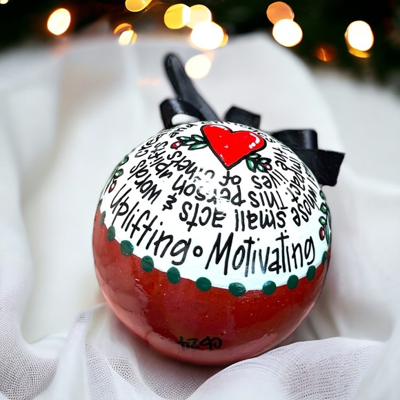 2024 Difference Maker Christmas Ornament – Hand-Painted Acrylic Holiday Gift - Picture 3 of 12